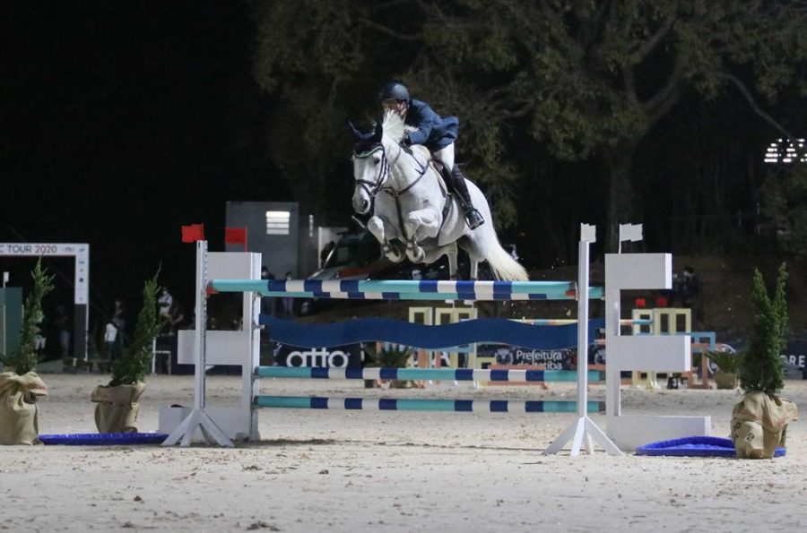 Stephan Barcha venceu a prova Clássico do DTC Equestrian Tour, em Itatiba (foto de Felippe Saad)