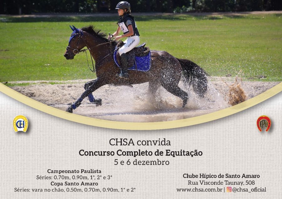 Olímpicos e tops do Concurso Completo de volta às pistas no Clube Hípico de Santo Amaro