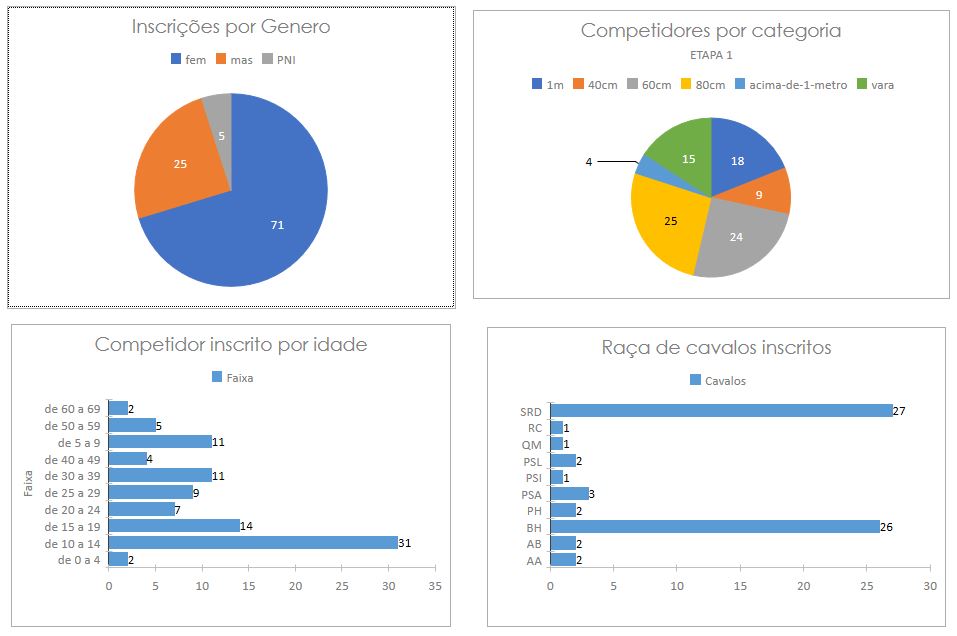 Perfil da COPA Virtual de Salto – Competidores e Cavalos
