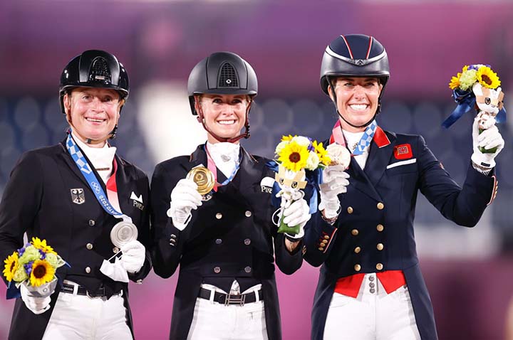 Campeões Olímpicos Individuais no adestramento