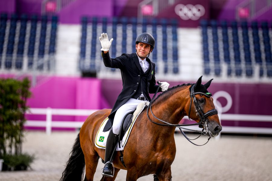 João Victor Oliva se despede de Tóquio com o melhor resultado da história do adestramento brasileiro