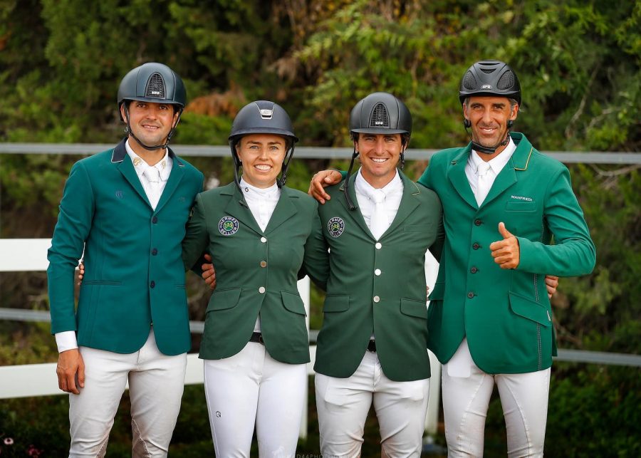 O Time Brasil Matheus Correa, Karina Johannpeter, Felipe Amaral e Felipe Guinato (Moises Basalotte , Sunshine Tour)