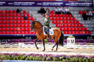 João e Escorial Horsecampline em ação no Mundial 2022 na Dinamarca (Luis Ruas)