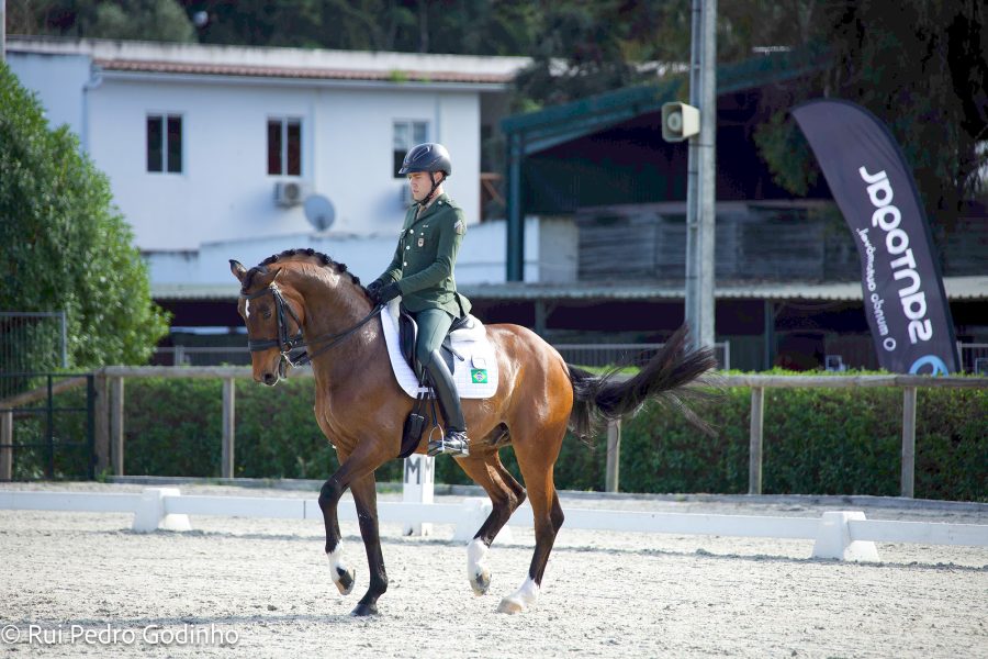 João Victor Marcari Oliva montando Feel Good V.O habilita-se a integrar o Time Brasil de Adestramento no Pan-Americano