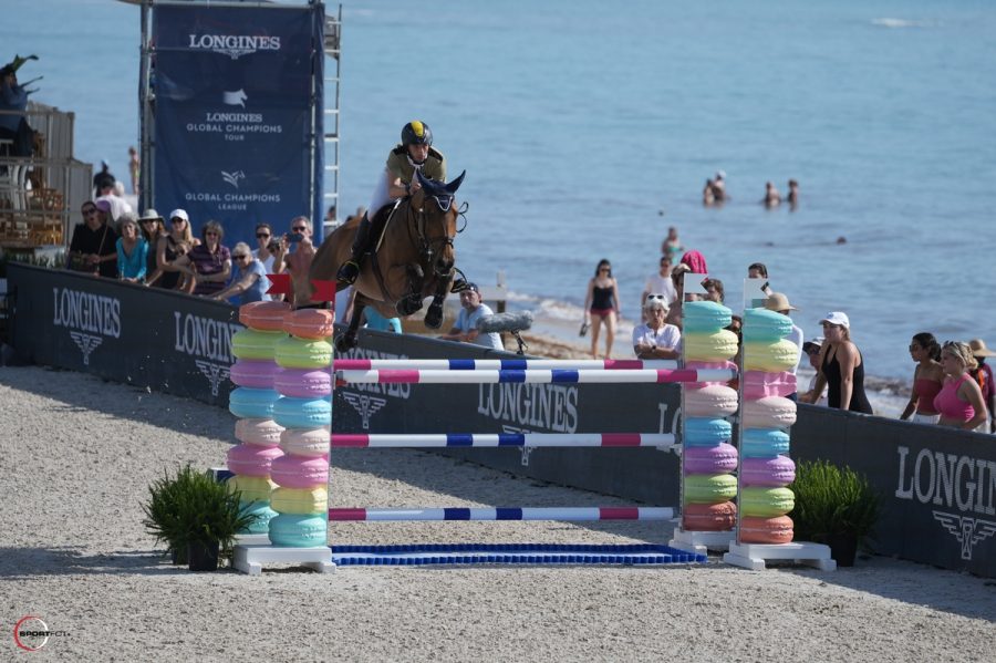 Yuri Mansur com Miss Blue Mystic Rose fatura prova de velocidade a 1.50m no Internacional 5* Global Champions Tour em Miami