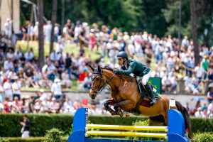 Stephan e Chevaux Primavera Montana Império Egípcio bronze no GP Rolex de Roma (Luis Ruas)