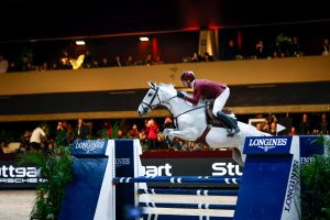 Guilherme Foroni montando Estrella de Semilly no Desafio Carro x Cavalo - Foto - Luis Ruas
